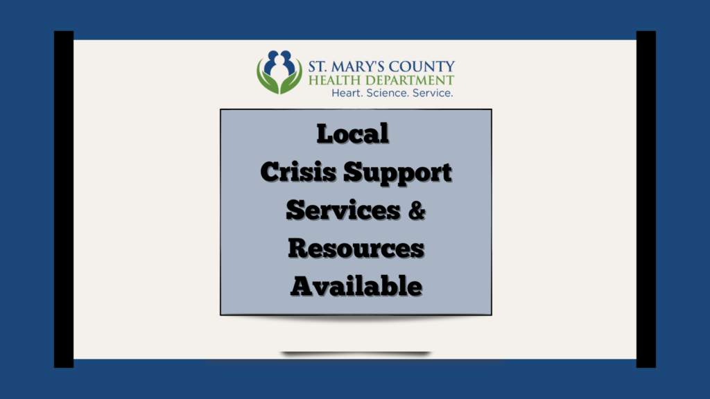 Local Crisis Support Services & Resources Available